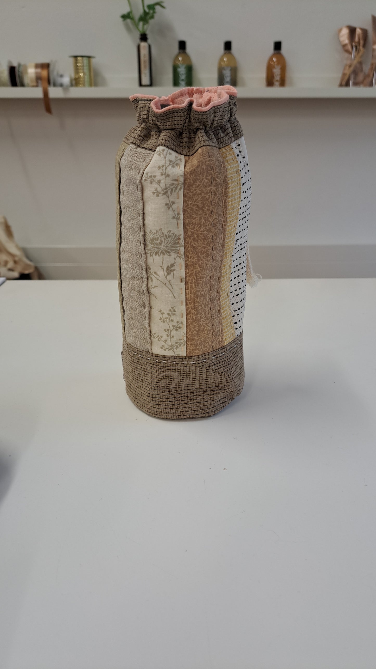 Nähkurs 13: Bottle Bag mit Kantha, Beutel mit Boro oder Bildli mit naive appliqué